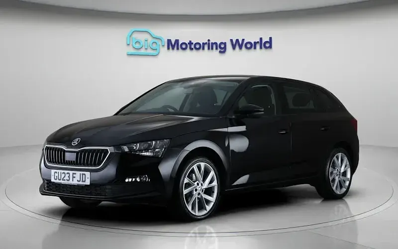 Used Skoda Scala SE L 110 HP (80 kW) 2023 Black Hatchback