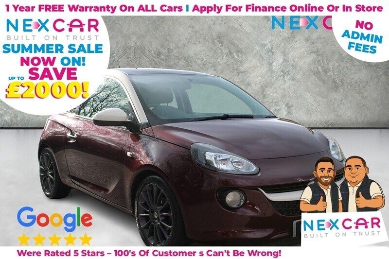 Red Used 2015 Vauxhall Adam Glam Hatchback | £5,999 (Fair price) - Image 1/2