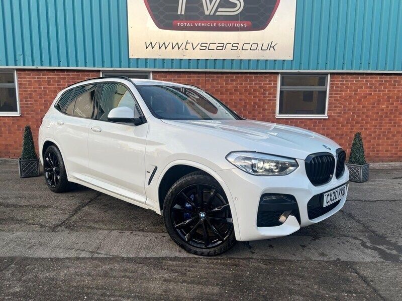 White Used 2020 BMW X3 M Sport SUV | £20,984 (Good price) - Image 1/4