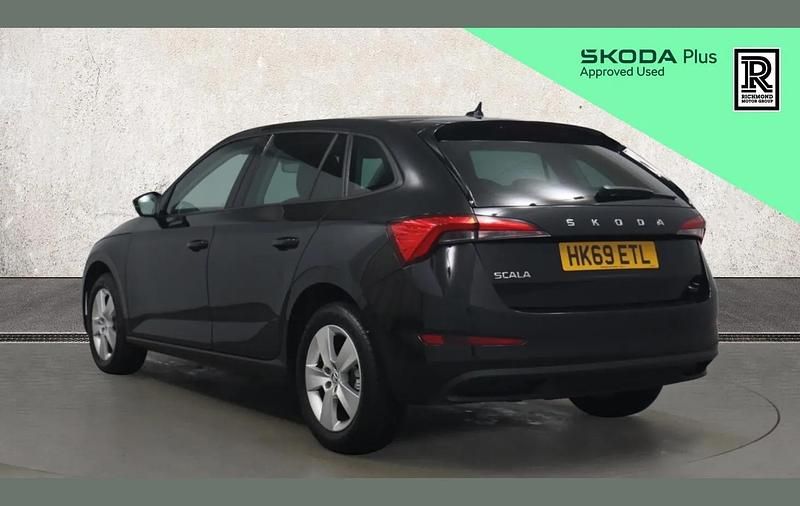 Used Skoda Scala SE 113 HP (83 kW) 2019 Black Hatchback