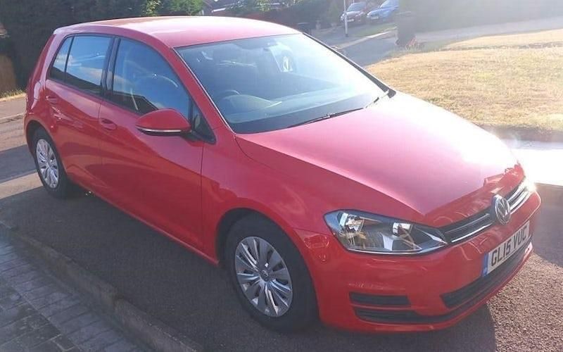 Red Used 2015 VW Golf VII S Hatchback | £7,980 (Good price) - Image 1/4