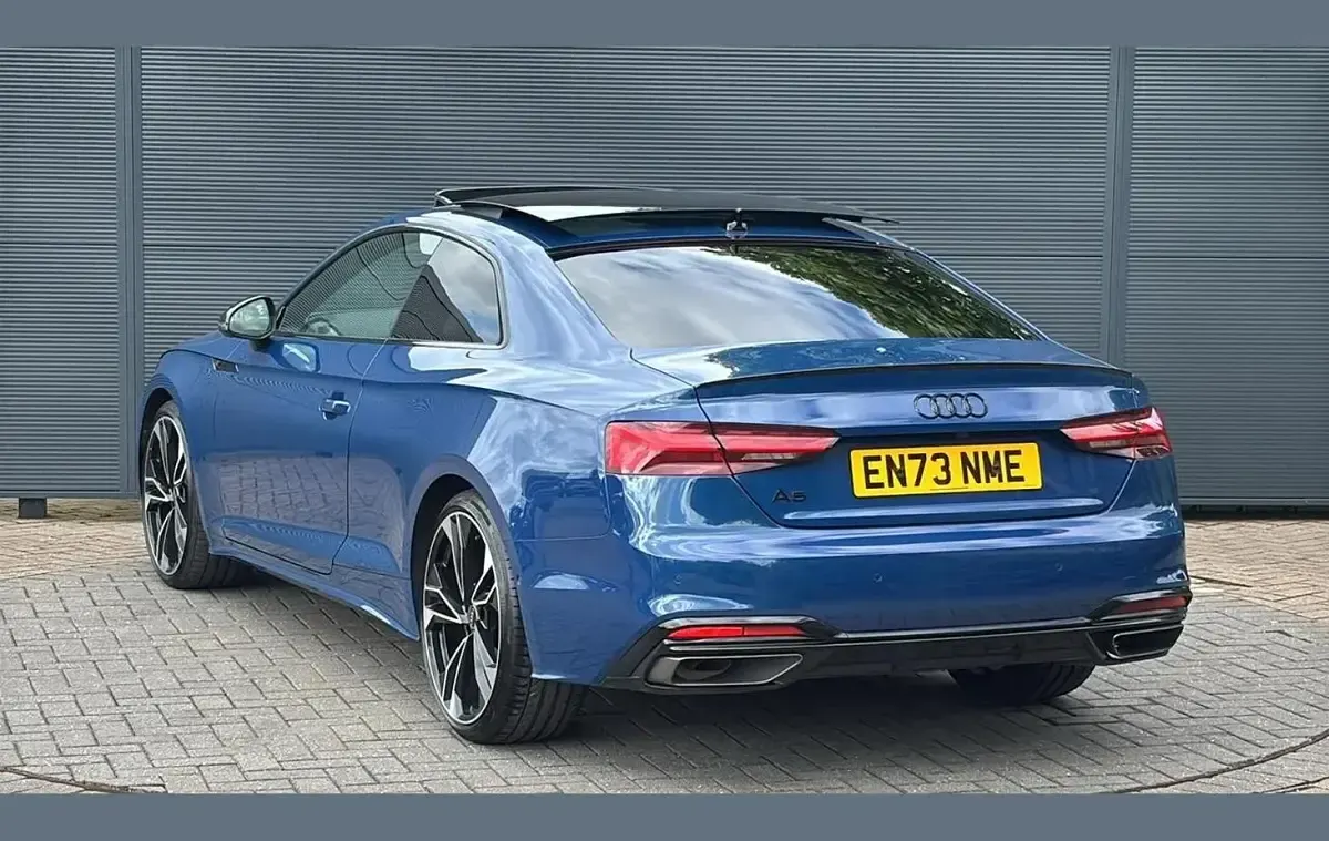 Used Audi A5 Black Edition 200 HP (147 kW) 2024 Blue Coupe