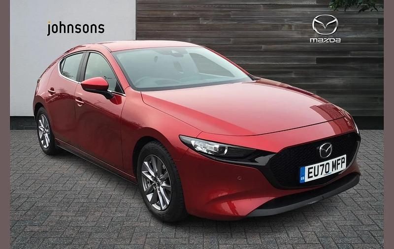 Used Mazda 3 162 HP (119 kW) 2020 Red Hatchback