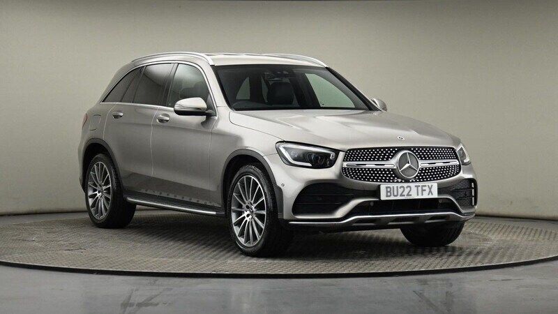 Silver Used 2022 Mercedes GLC220 AMG Line Premium SUV | £32,700 (A bit pricey) - Image 1/4