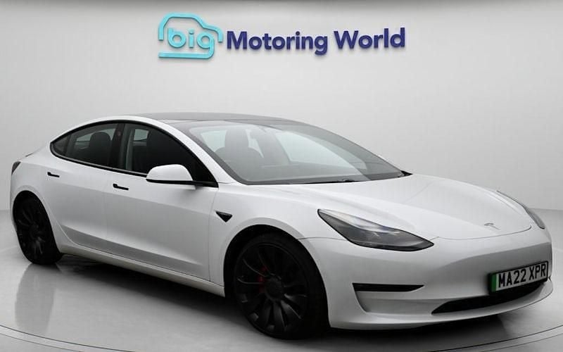 Usado Tesla Model 3 Performance 461 kW (627 HP) 2022 Branco Sedan