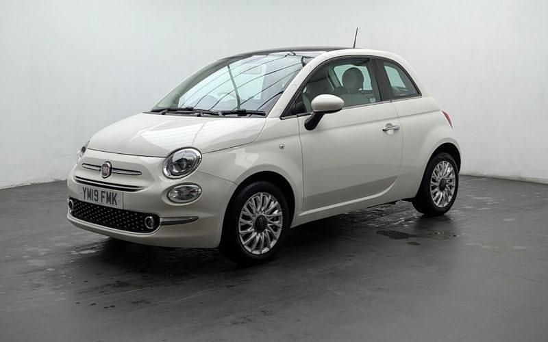 Used Fiat 500 Lounge 69 HP (50 kW) 2019 White Hatchback