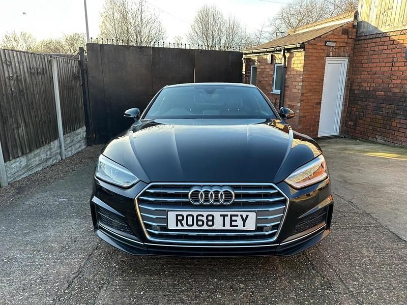 Used Audi A5 S-Line 190 HP (139 kW) 2018 Black Coupe