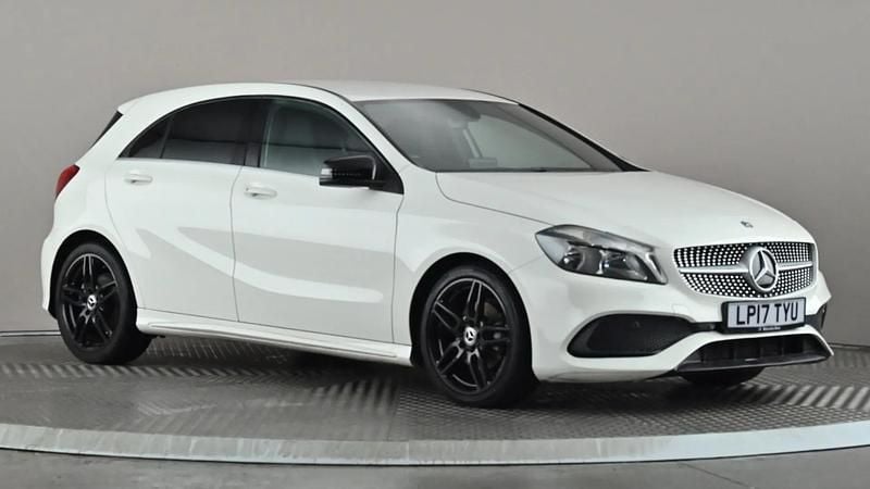 White Used 2017 Mercedes A180 AMG line Hatchback | £12,798 (A bit pricey) - Image 1/4