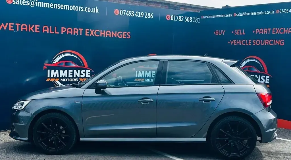Used Audi A1 S-Line 116 HP (85 kW) 2016 Grey Hatchback