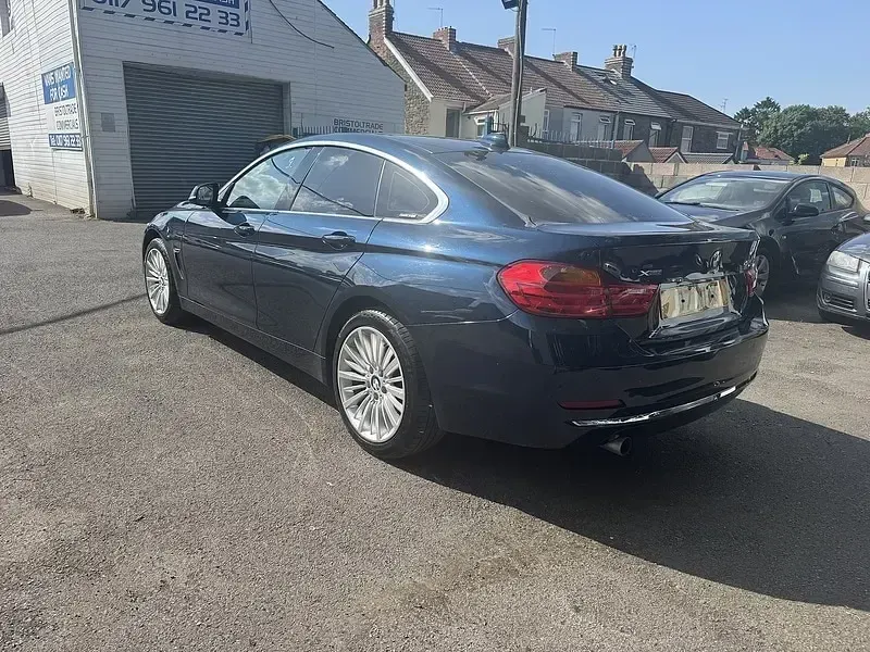 Used BMW 420 Coupé Luxury Line 184 HP (135 kW) 2014 Blue Coupe