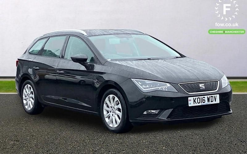 Used Seat Leon Ecomotive 110 HP (80 kW) 2016 Black Estate