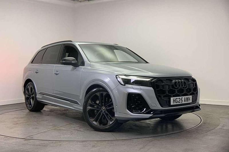 Silver Used 2025 Audi Q7 Black Edition SUV | £77,000 - Image 1/4