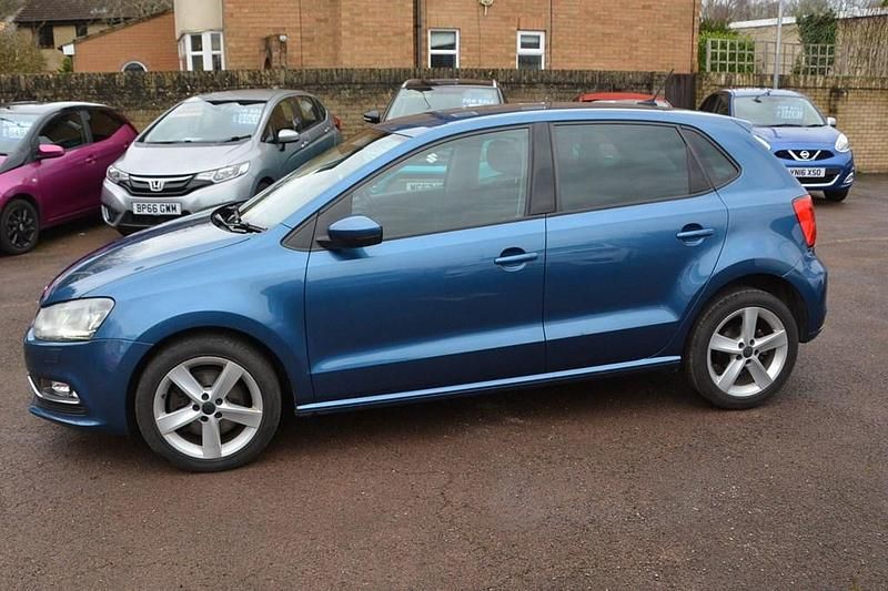Used VW Polo SEL 2015 Blue Hatchback