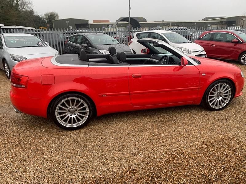 Used Audi A4 Cabriolet S-Line 2007 Red Cabriolet
