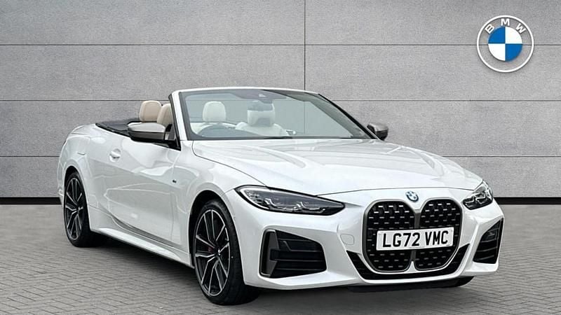 White Used 2022 BMW M440 M Sport Sedan | £36,718 (Fair price) - Image 1/4