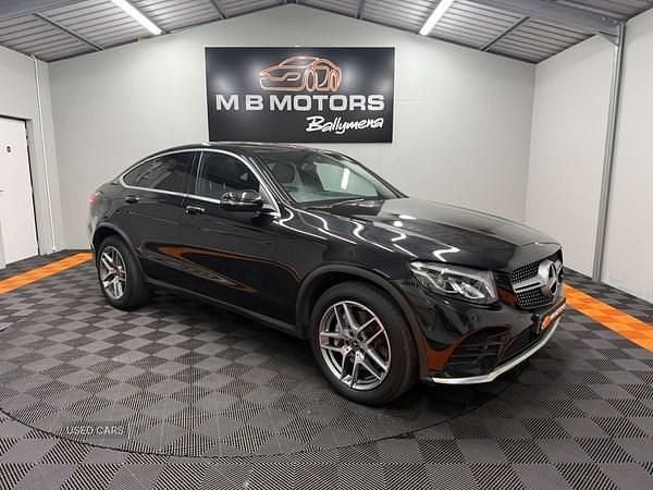 Black Used 2018 Mercedes GLC250 AMG Line Premium Coupe | £19,995 (Fair price) - Image 1/4