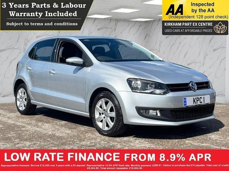 Silver Used 2011 VW Polo Match Hatchback | £8,700 (Fair price) - Image 1/4