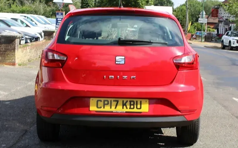 Used Seat Ibiza SE Technology 75 HP (55 kW) 2017 Red Hatchback