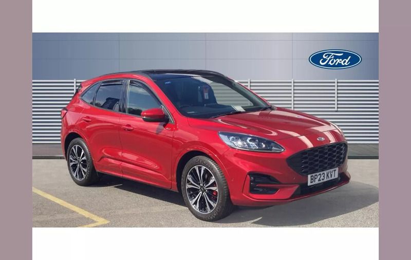 Red Used 2023 Ford Kuga ST-Line X SUV | £21,062 (Fair price) - Image 1/4