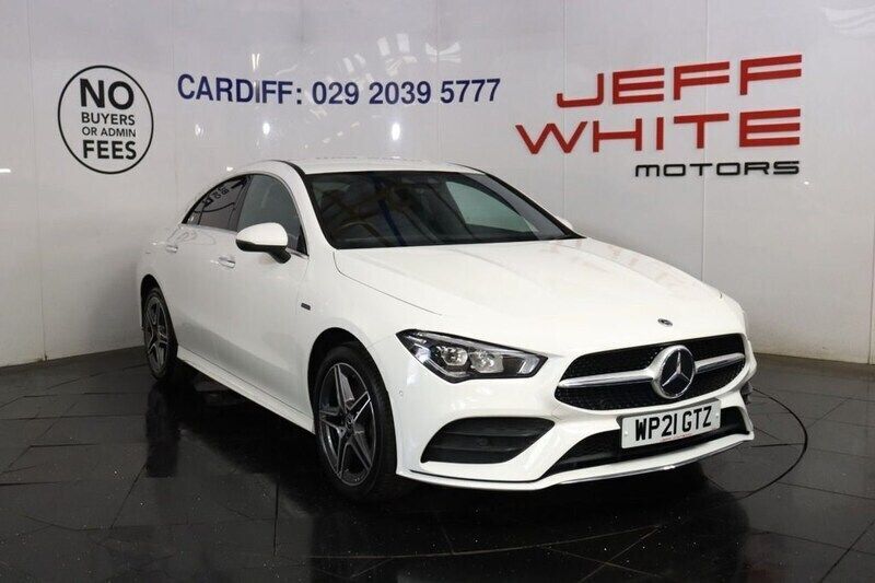 White Used 2021 Mercedes CLA250e AMG Line Premium Sedan | £20,988 (Fair price) - Image 1/4