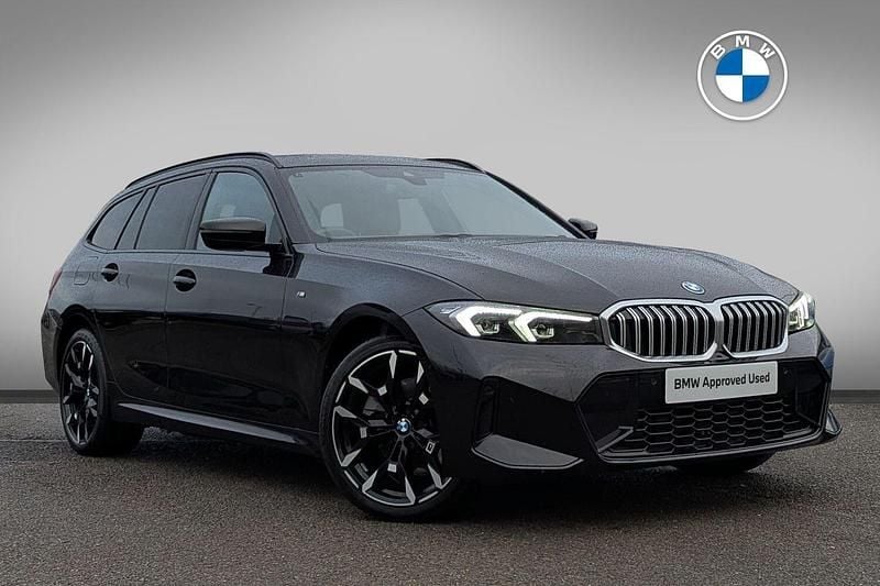 Black Used 2025 BMW 330e M Sport Estate | £34,387 - Image 1/4