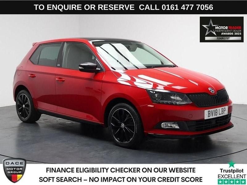 Red Used 2018 Skoda Fabia Monte Carlo Hatchback | £9,440 (Fair price) - Image 1/3
