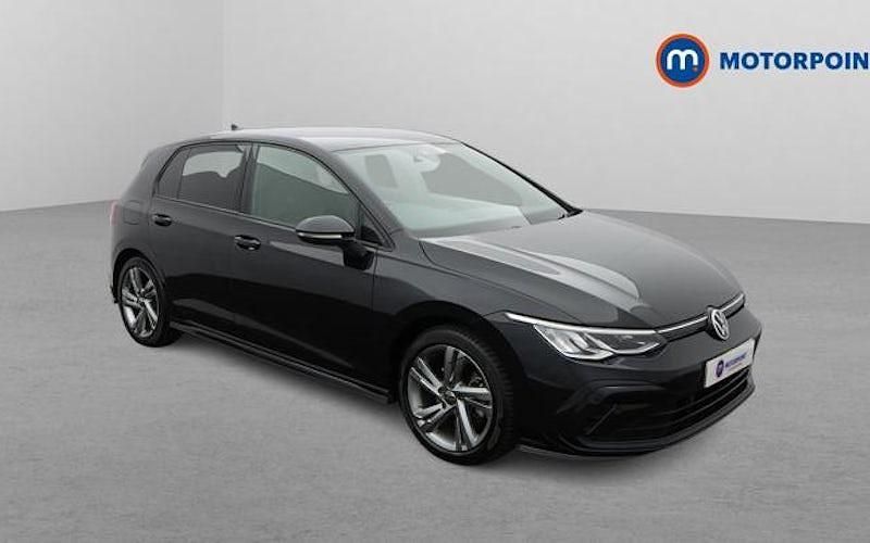 Used VW Golf VIII R-line 150 HP (110 kW) 2023 Black Hatchback