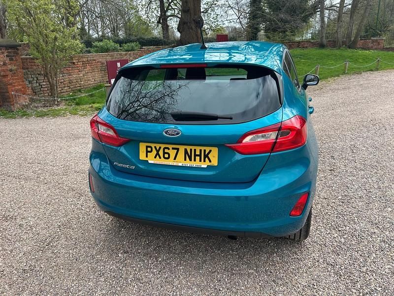 Used Ford Fiesta Zetec 2017 Blue Hatchback