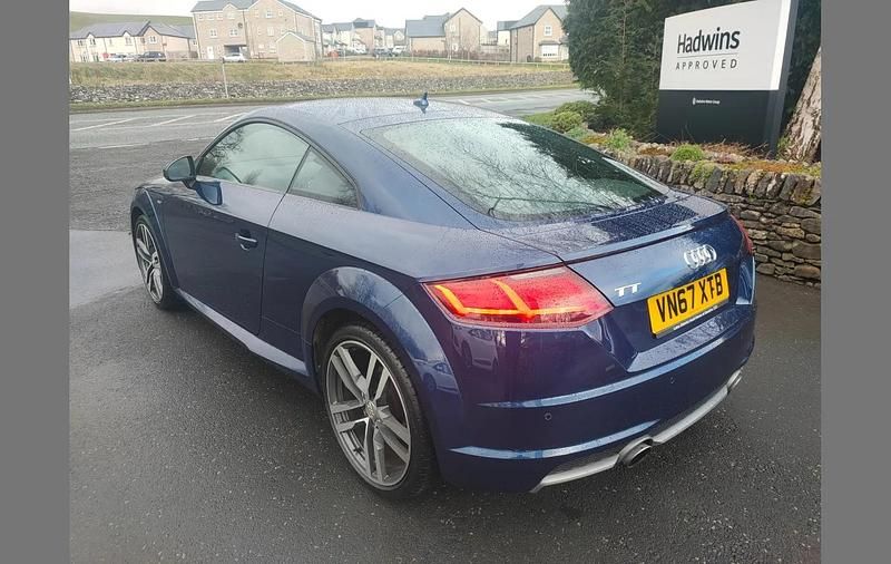 Used Audi TT S-Line 177 HP (130 kW) 2017 Blue Coupe