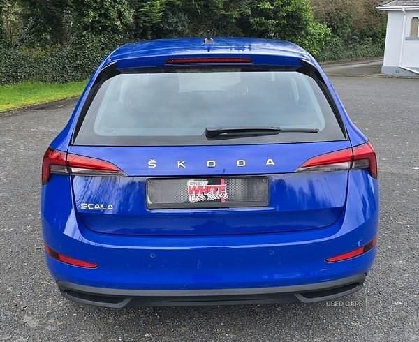 Used Skoda Scala SE Technology 110 HP (80 kW) 2023 Blue Hatchback