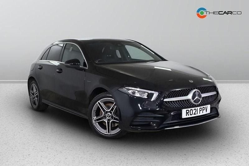 Black Used 2021 Mercedes A250 AMG line Hatchback | £19,311 (Good price) - Image 1/1