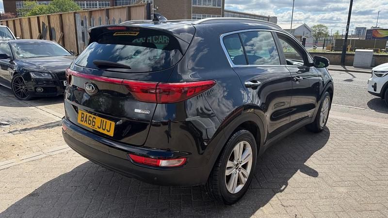 Begagnad Kia Sportage 115 HK (84 kW) 2017 Svart SUV