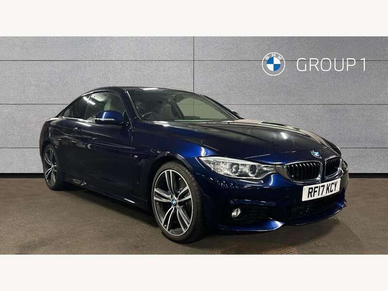 Tanzanite blue Used 2017 BMW 420 M Sport Coupe | £15,895 (Fair price) - Image 1/4