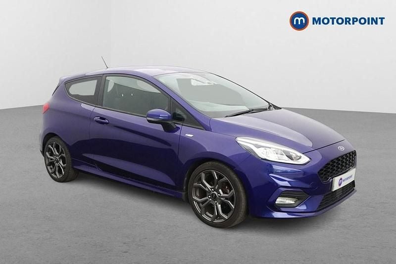 Blue Used 2018 Ford Fiesta ST-Line Hatchback | £9,599 (Fair price) - Image 1/4