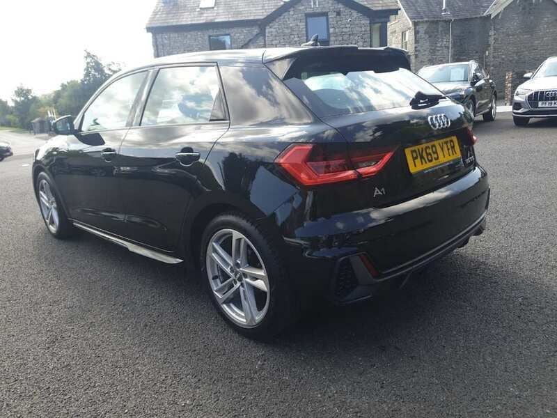 Used Audi A1 S-Line 116 HP (85 kW) 2019 Black Hatchback