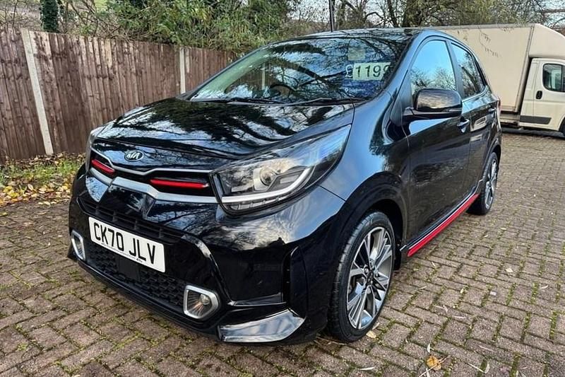 Used Kia Picanto GT-Line 66 HP (48 kW) 2020 Black Hatchback