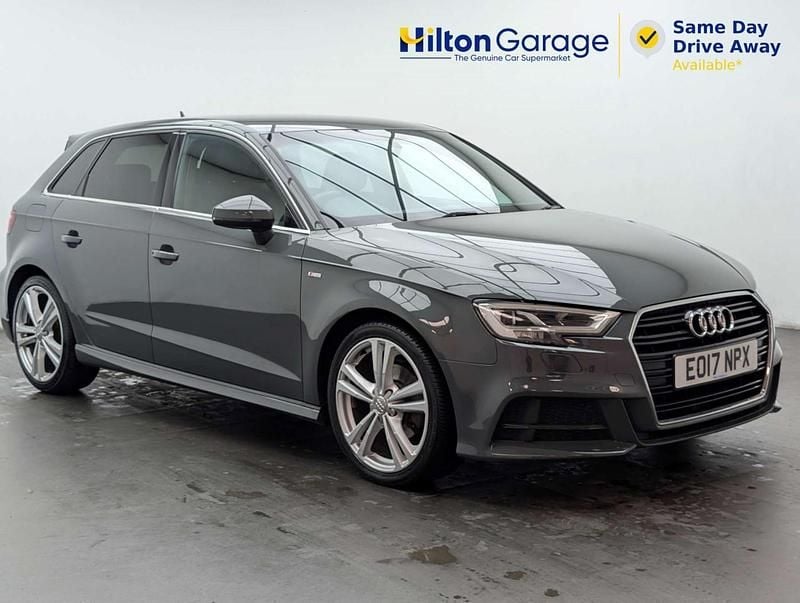 Used Audi A3 Sportback S-Line 150 HP (110 kW) 2017 Grey Hatchback