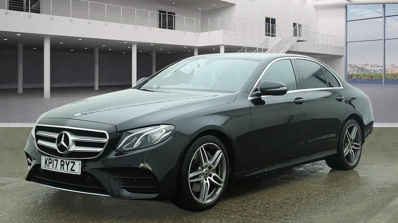 Used Mercedes E220 AMG line 194 HP (142 kW) 2017 Black Sedan