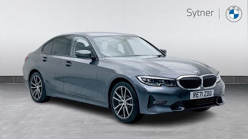 Grey Used 2021 BMW 330e Sport Line | £22,750 (Good price) - Image 1/4