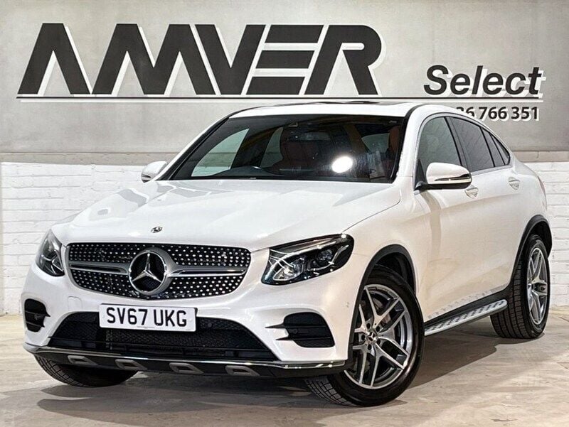 White Used 2017 Mercedes GLC350 AMG line Coupe | £25,490 (Fair price) - Image 1/3