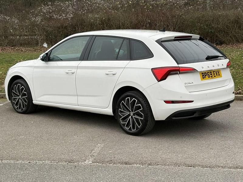 Used Skoda Scala SE L 115 HP (84 kW) 2019 White Hatchback