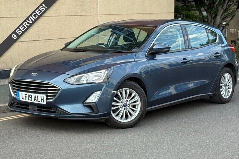 Blue Used 2019 Ford Focus Titanium Hatchback | £6,795 (Fair price) - Image 1/1