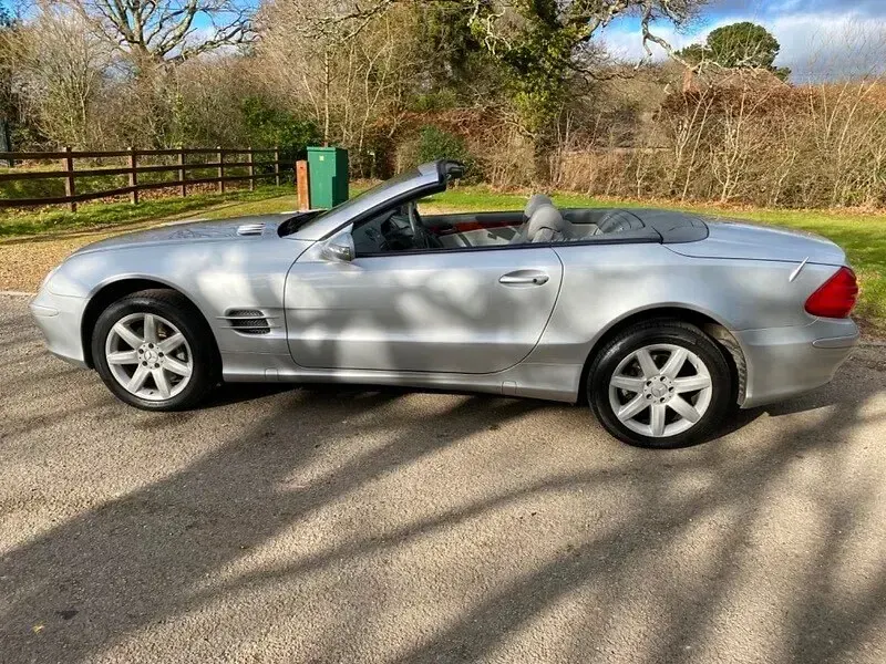 Used Mercedes SL500 2003 Silver Cabriolet