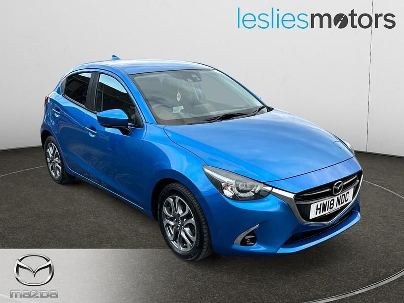 Used Mazda 2 Inclusive 2018 Blue Hatchback