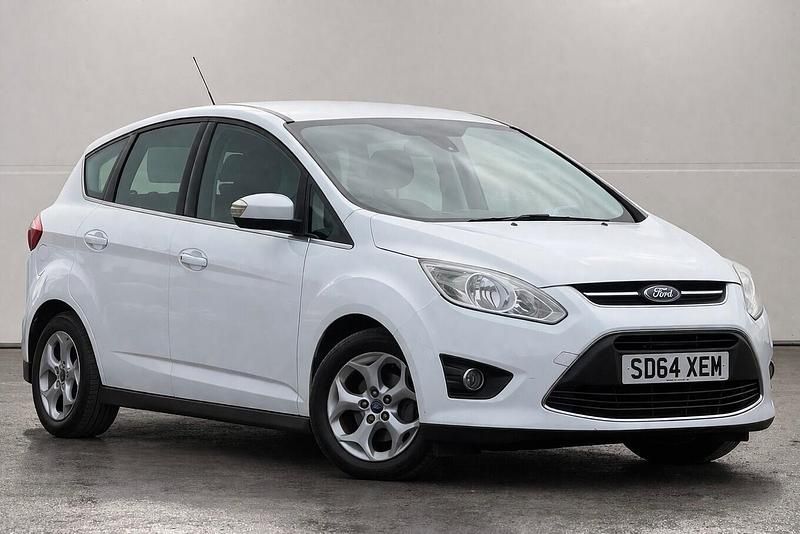 Used Ford C-MAX Zetec 105 HP (77 kW) 2014 White MPV