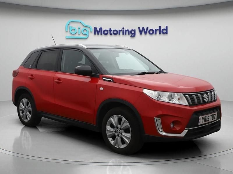 Red Used 2019 Suzuki Vitara SZ-T SUV | £8,132 (Good price) - Image 1/4