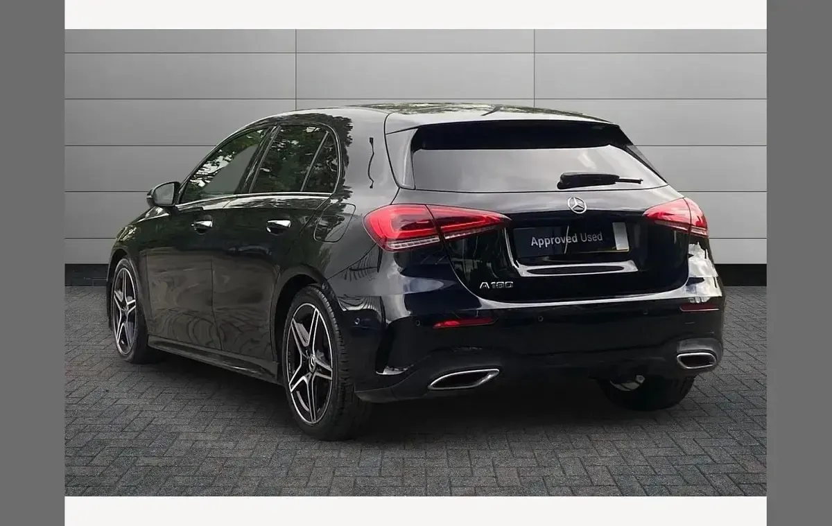 Used Mercedes A180 AMG Line Premium 136 HP (100 kW) 2023 Black Hatchback
