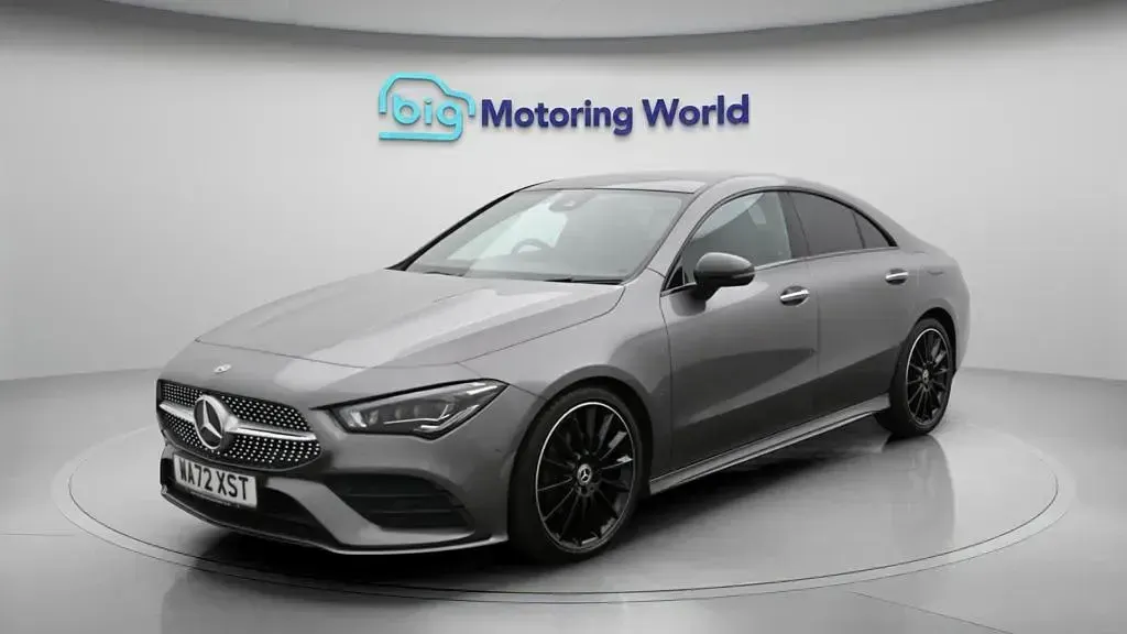 Used Mercedes CLA180 AMG line 136 HP (100 kW) 2022 Grey Coupe