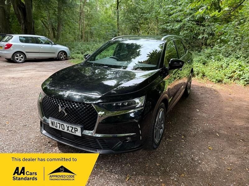 Black Used 2020 DS Automobiles DS7 Crossback Prestige SUV | £11,695 (Good price) - Image 1/4