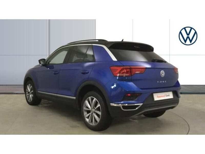 Used VW T-Roc Design 115 HP (84 kW) 2018 Blue SUV